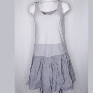 SHOP 126 Dress P Light Gray Small